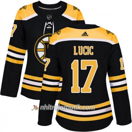 Dame Ishockey Boston Bruins Tröja Milan Lucic 17 Adidas 2017-2018 Svart Authentic